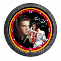 Neonuhr Elvis Presley 2